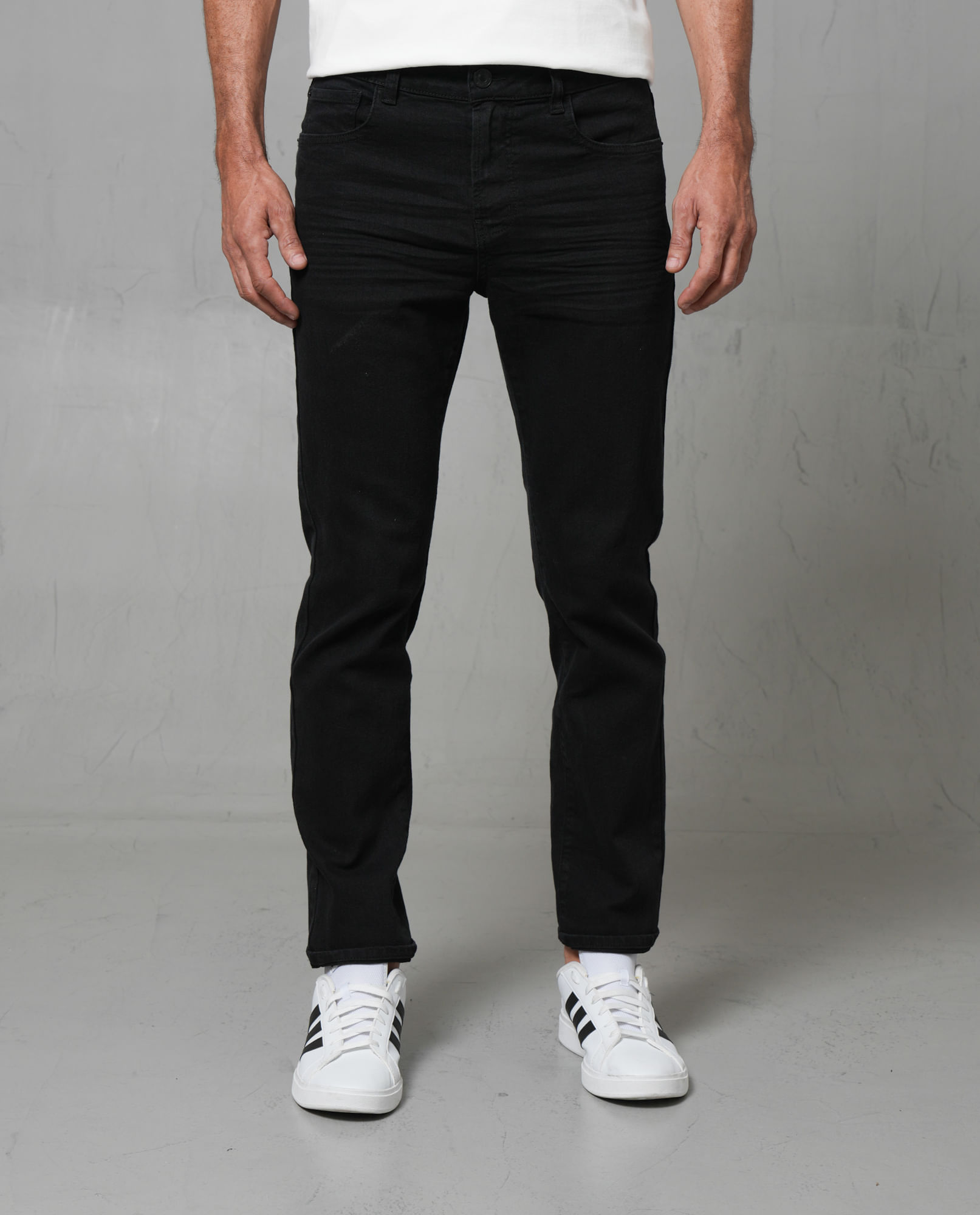 Jean Straight fit cinco bolsillos para hombre