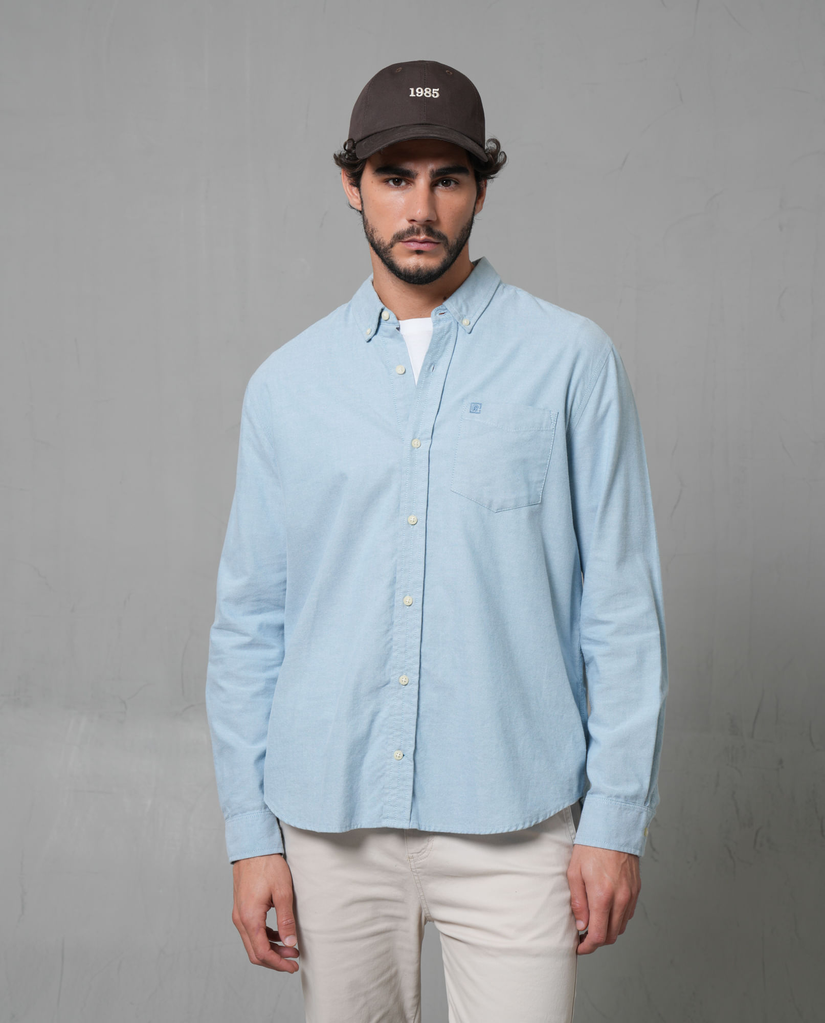 Camisa manga larga para hombre