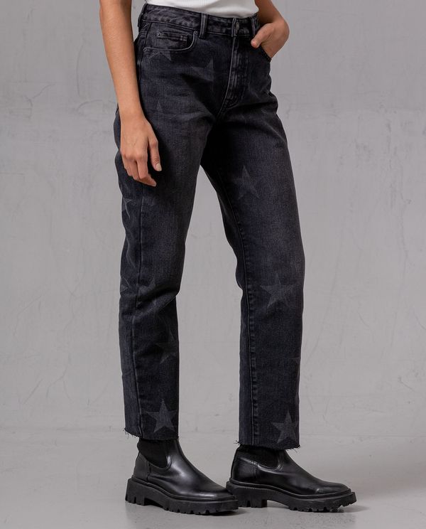 Jean Mom bota recta para mujer