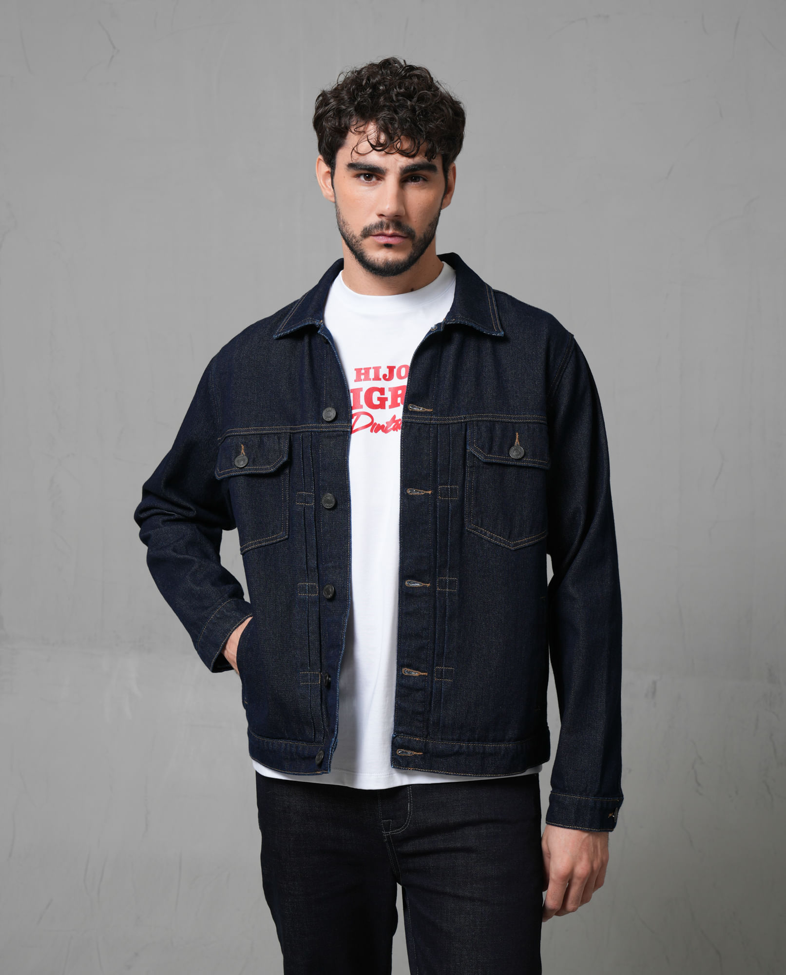 Chaqueta en denim para hombre