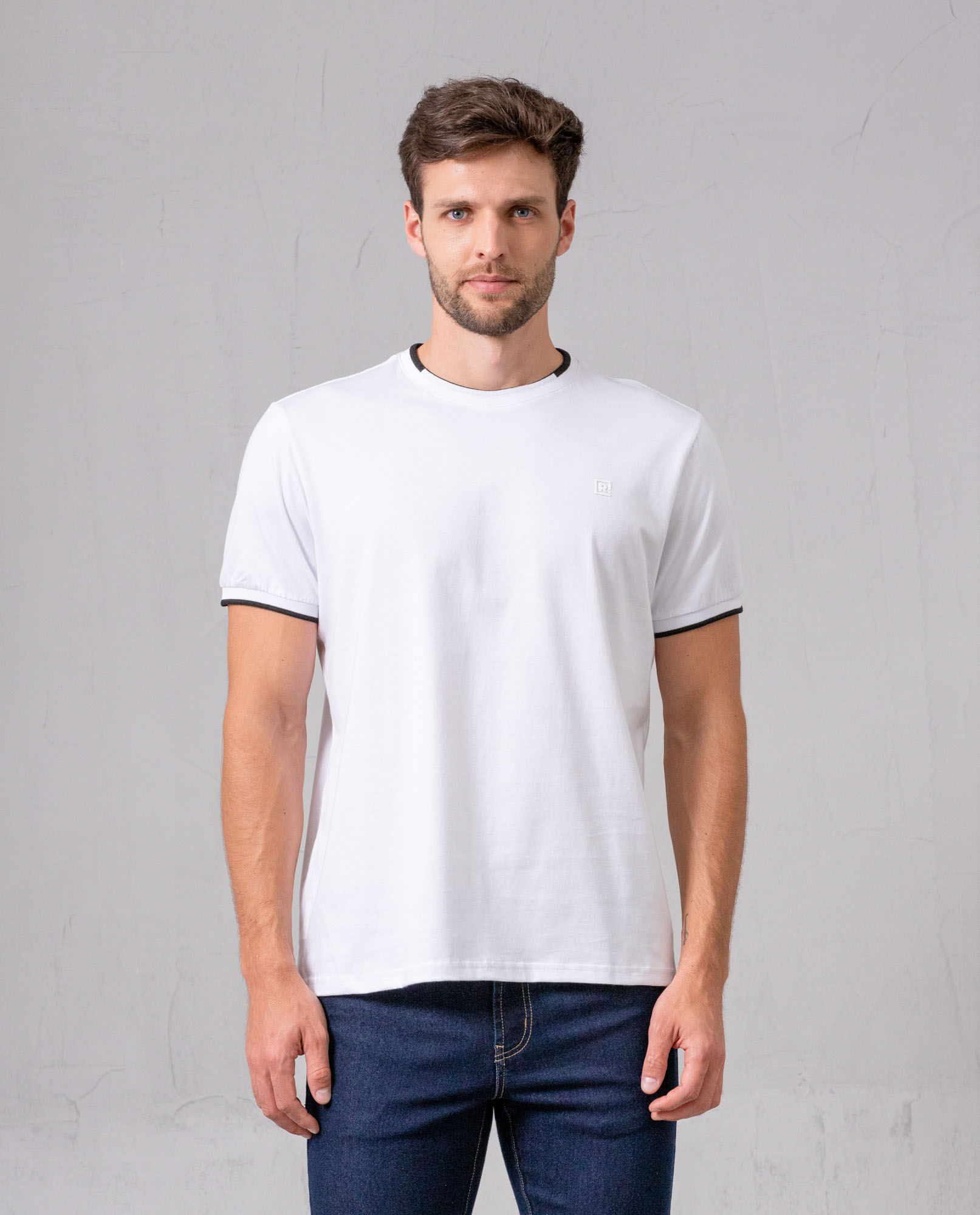 Camiseta cuello redondo para hombre